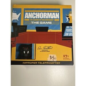 Anchorman The Legend of Ron Burgundy (The Game) Improper Teleprompter Board Game